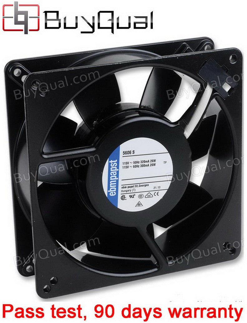 Ebmpapst 5606S 115V 320/300mA 26W 2wires Cooling Fan Ebmpapst 5606S 115V 320/300mA 26W 2wires Cooling Fan